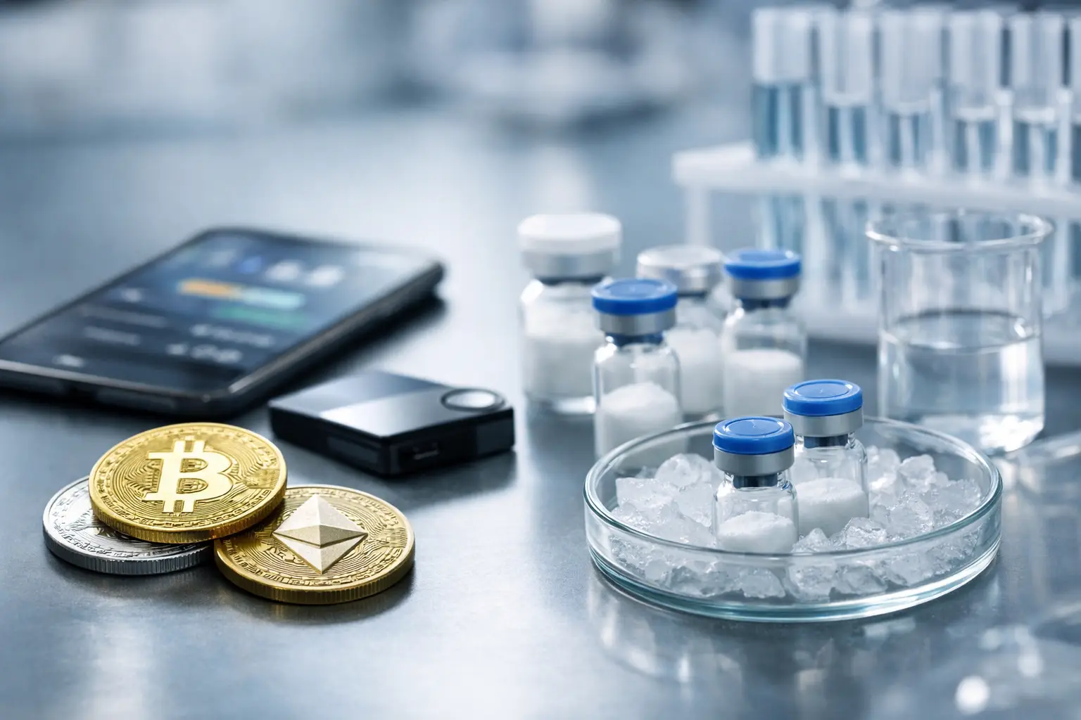 Cryptocurrency Payments for Research Peptides